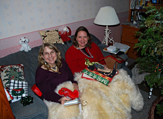 Liane & Rachel Staying Warm