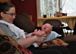 Mommy and Dylan