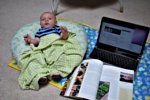 Helping Mommy With Homework