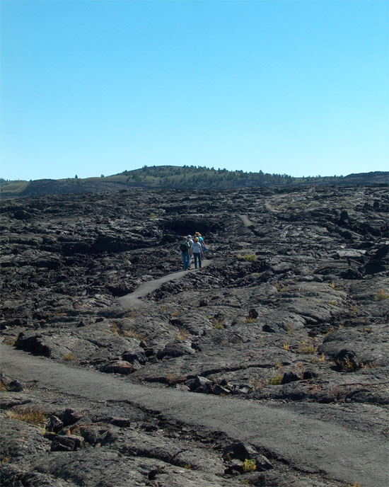 Path through the Lava