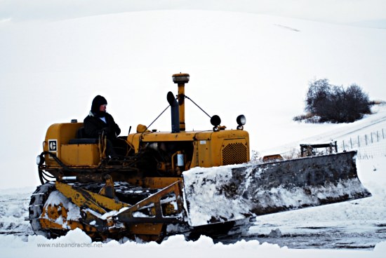 Don Plowing the Snow
