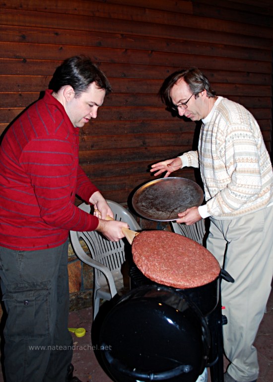 Placing the Burger
