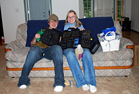 Shaina and Zach at Christmas