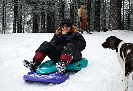 Liane Sledding