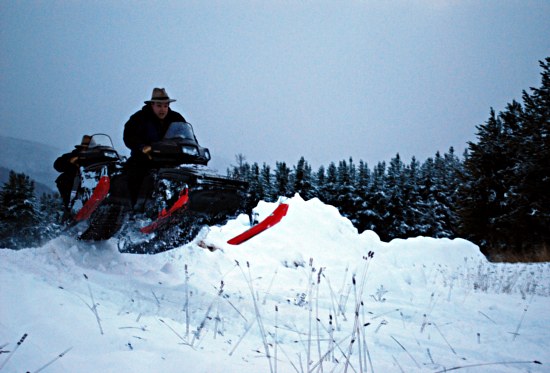 Snowmobile Train