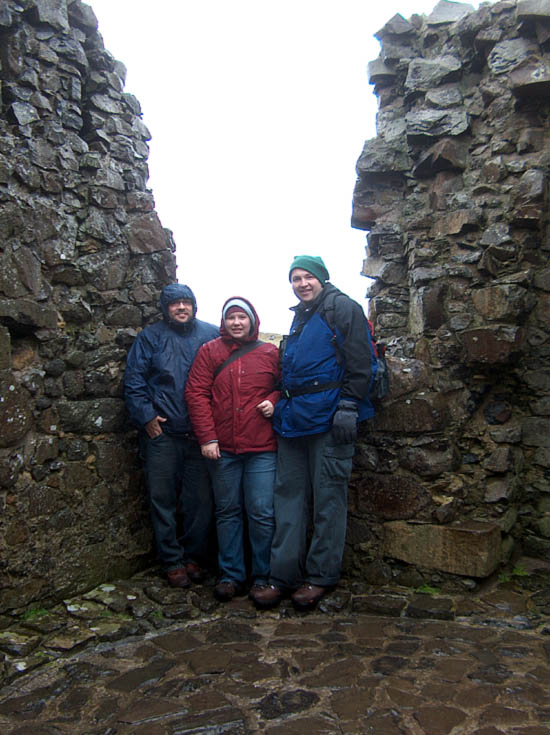In Dunluce Castle