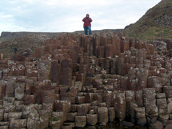 Rachel At Giants Causeway