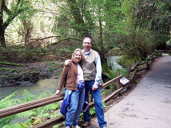 Matt & Liane in Muir Woods