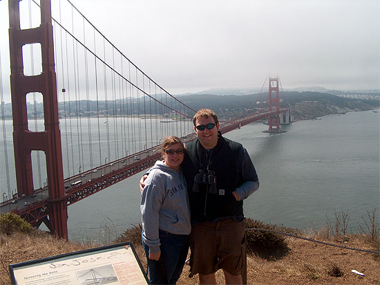 Nate & Rachel by the Golden Gate