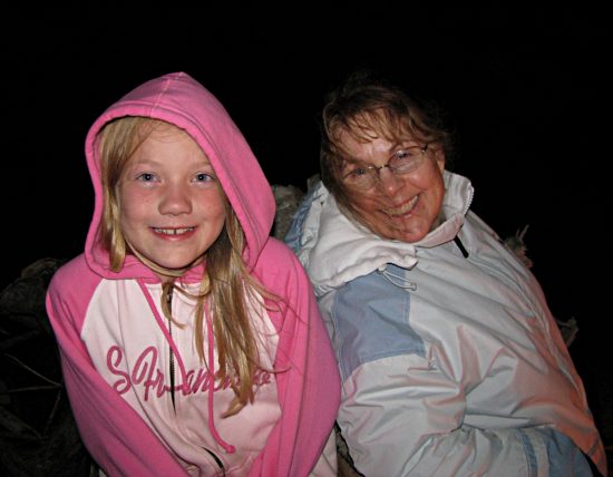 Ashley & Liane Around the Fire