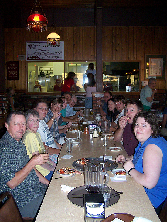 Eating at Fazzari