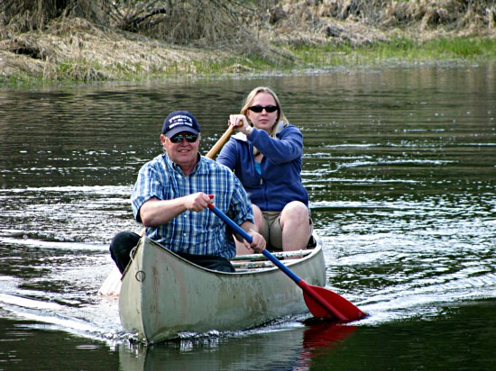 Don & Shaina Canoeing