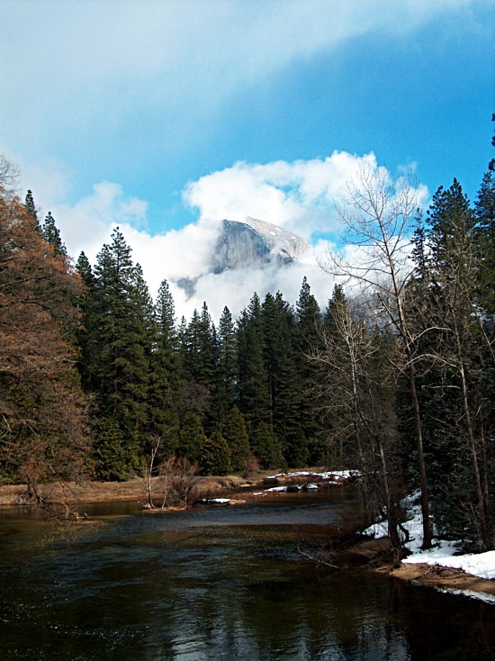 Cloudy Half Dome
