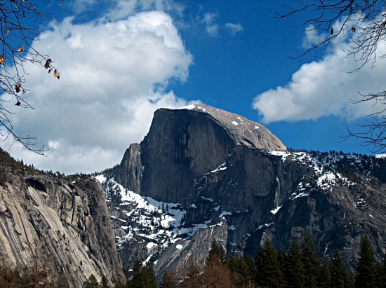 Snowy Half Dome