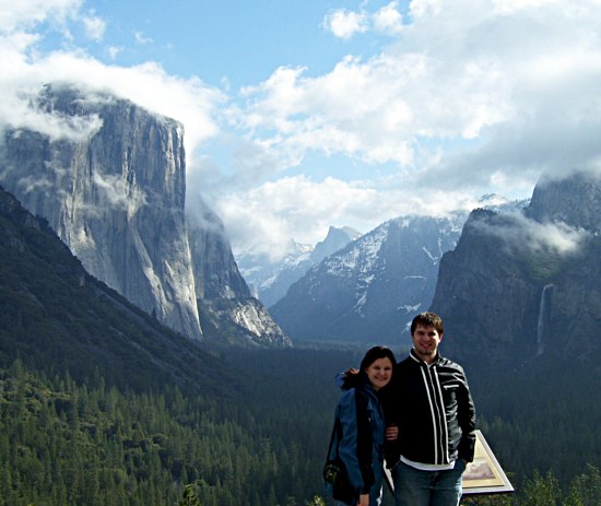 Silas & Sarah at Yosemite Valley