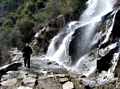 Hurrying Under the Falls